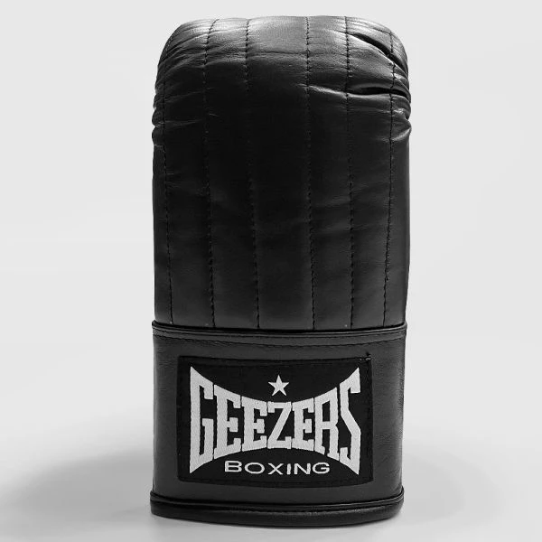 Geezers Pro Classic Leather Bag Mitt - Black - Image 2