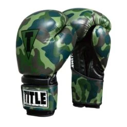 TITLE Boxing Infused Foam Camo Bag Gloves