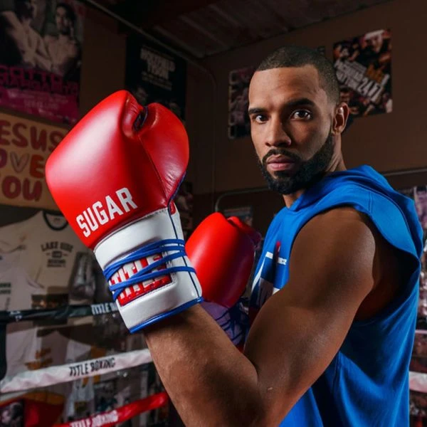 TITLE Boxing Sugar Ray Leonard Signature Leather Sparring Gloves - Image 11