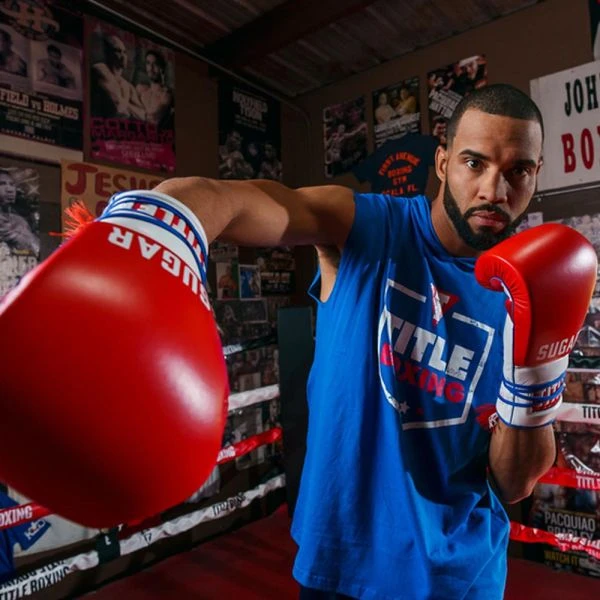 TITLE Boxing Sugar Ray Leonard Signature Leather Sparring Gloves - Image 13
