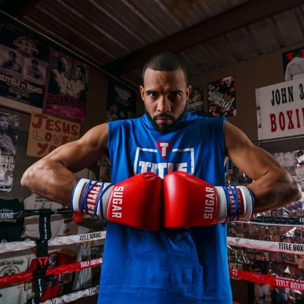 TITLE Boxing Sugar Ray Leonard Signature Leather Sparring Gloves - Image 9